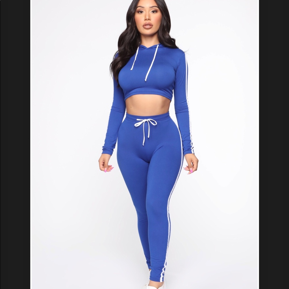 Fashion Nova Royal Blue Tennis Court Set